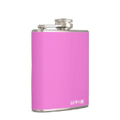 Roze kleurnaam saffier heupfles (Rechts)