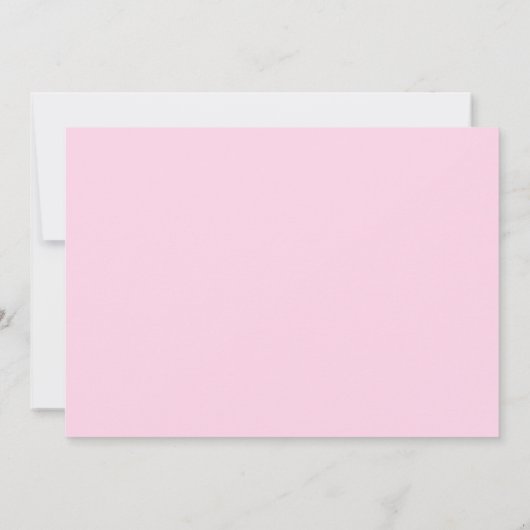 Roze Kleurrijke Ballonnen Meisje Verjaardag Foto Bedankkaart (Achterkant)