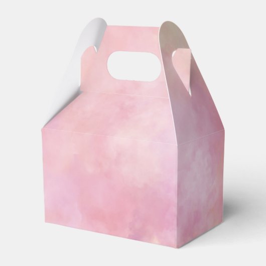 Roze kleurstof bedankdoosjes (Voorkant Zijde)