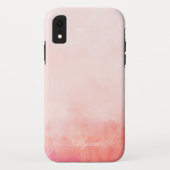 Roze kleurstof - Naam toevoegen Case-Mate iPhone Case (Achterkant)