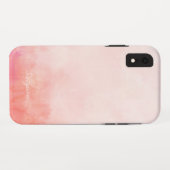 Roze kleurstof - Naam toevoegen Case-Mate iPhone Case (Achterkant (horizontaal))