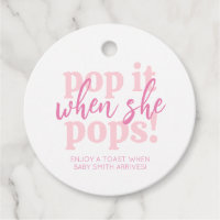 Roze knalfolie wanneer ze barst Cadeau voor babysh