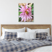 Roze knipoot! canvas afdruk (Insitu (Slaapkamer))