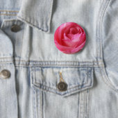 Roze knop ronde button 5,7 cm (In situ)