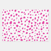 roze koe afdrukpastel inpakpapier vel (Voorkant 3)