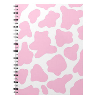 roze koe print notitieboek