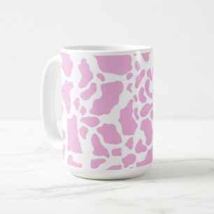 Roze Koe spots Dierlijk afdrukpatroon Koffiemok
