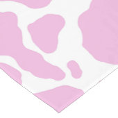 Roze Koeienprint Korte Tafelloper (Hoek)