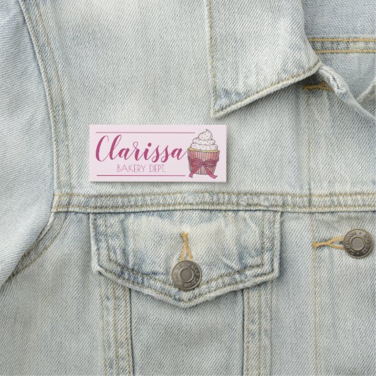 Roze koekjes Koekzak bakkerij Pasteenkaas Kafel Naamplaatje (In situ)