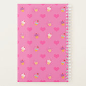 Roze koekjespatroon planner (Achterkant)