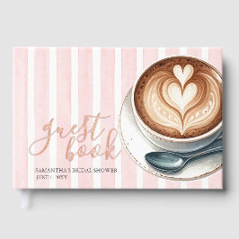 Roze Koffie Bruidsmeisjesfeest Gastenboek