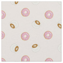 Roze koffie en donuts