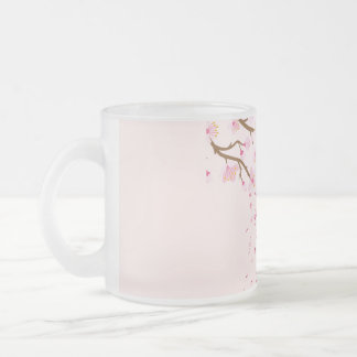 Roze koffie-Mok Matglas Koffiemok