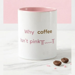 Roze koffiemok mok