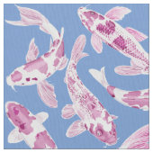 Roze Koi-vis Stof (Close Up)