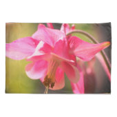 Roze Kolomventiel Sluiten Kussensloop (Achterkant)