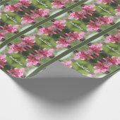 Roze Kolomventilator Sluiten Aangepast Cadeaupapier (Hoek)