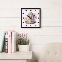 Roze konijn & ei gevormd huis kawaii stijl