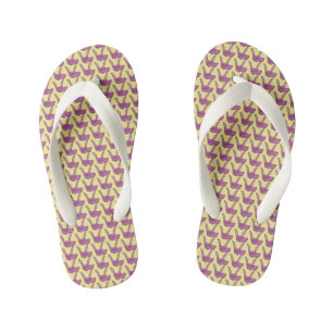 Roze konijn kinder teenslippers