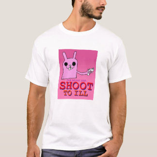 Roze konijnensa t-shirt