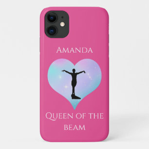 Roze koningin van de straal gymnastiek gepersonali iPhone 11 hoesje