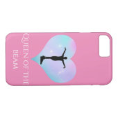 Roze koningin van de straal gymnastiek iPhone iPad Case-Mate iPhone Case (Achterkant (Horizontaal))