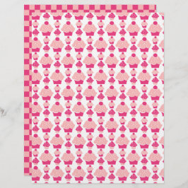 Roze kookstaart papier