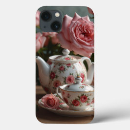 Roze Kool Roos Tea iPhone / iPad case