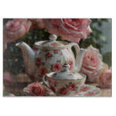 Roze Koolraap Thee Snijplank (Voorkant)