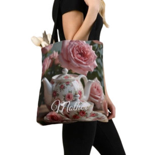 Roze Koolroos Thee Draagtas
