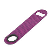 Roze koolstofbewustwording Fuchsia Carbon Fibre Speed Flessenopener (Achterkant Gekanteld)