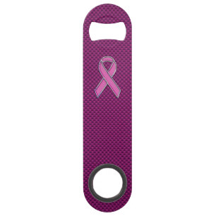 Roze koolstofbewustwording Fuchsia Carbon Fibre Speed Flessenopener