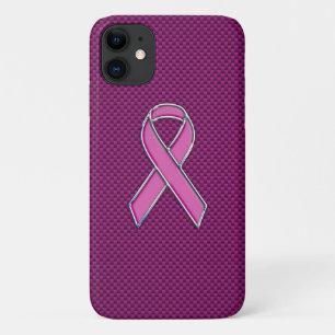 Roze koolstofvezel iPhone 11 hoesje