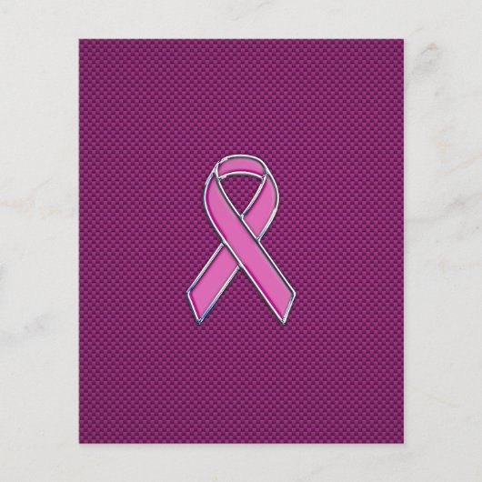 Roze koolstofvoetballer flyer (Voorkant)