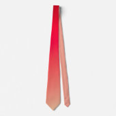 Roze koraal en perzik stropdas (Voorkant)