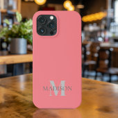 Roze koraal gepersonaliseerd Case-Mate iPhone case