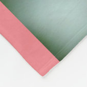 Roze koraalvlinder fleece deken (Hoek)