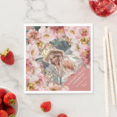 Roze korrelig fotografie, servetten (Insitu)