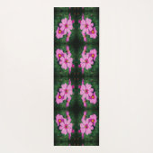 Roze Kosmos Bloemen Abstract Yogamat (Achterkant)