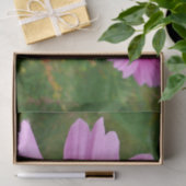 Roze kosmos bloemen tissuepapier (Geschenk)