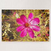roze kosmos legpuzzel (Horizontaal)