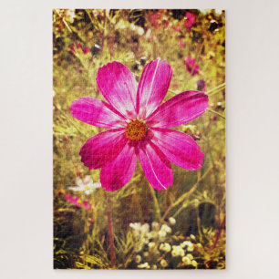 roze kosmos legpuzzel