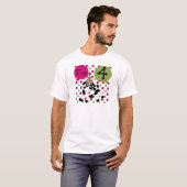 Roze Kow 4e verjaardag overhemden en cadeaus T-shirt (Voorkant volledig)