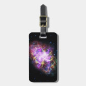 Roze krab Nebula Bagagelabel (Voorkant verticaal)