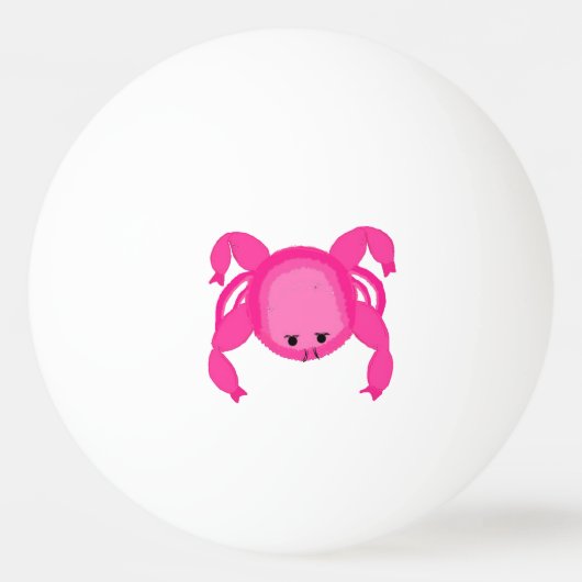 Roze Krab Pingpongballen (Achterkant)