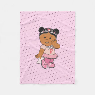 Roze kracht fleece deken