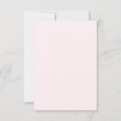 Roze Krans Bruiloft Save The Date (Achterkant)
