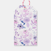 Roze krans voor Gift Labels & Gift Enclosures Cadeaulabel (Achterkant)