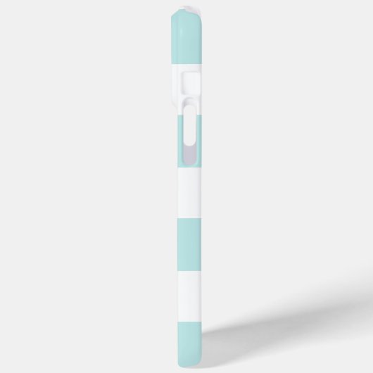 Roze kreupelvis op mintstripes Case-Mate iPhone case (Achterkant / Links)