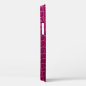 Roze krokodille huidtextuur Case-Mate iPhone case (Achterkant / Rechts)